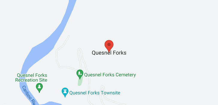 map of 4911 QUESNEL FORKS ROAD